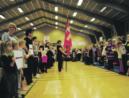 Velbesøgt gymnastikopvisning i Galten