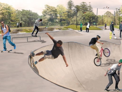Kongelig opbakning til skatepark på Bytoften