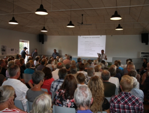 Talstærk motorvejsprotest i Skivholme