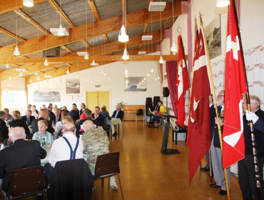 Lokale veteraner hædret på flagdagen