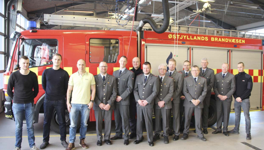 Nytårsparade hos Falck i Galten
