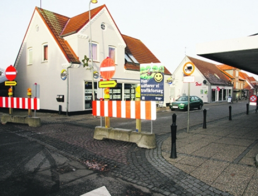 Evaluering på trafikforsøg: P-pladser nok i Galten midtby