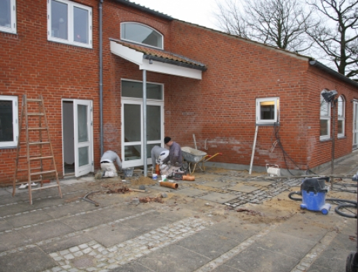 Ny "præstegård" i Skovby tager form