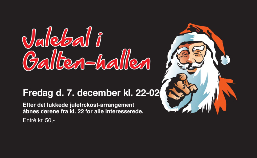 Julebal i Galten-hallen