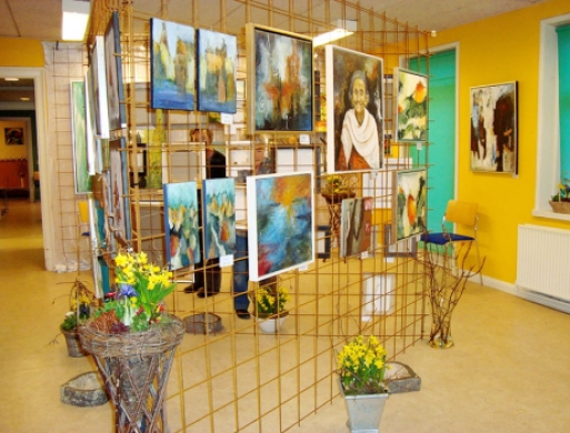 Lobijane-kunstnere udstiller på Porskjær