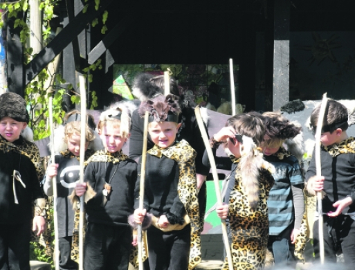Mammutjagt i Naturbørnehaven Følfod