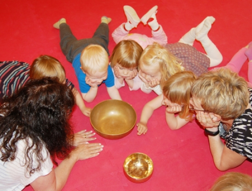 Børnehavebørn lærer kunsten at geare ned