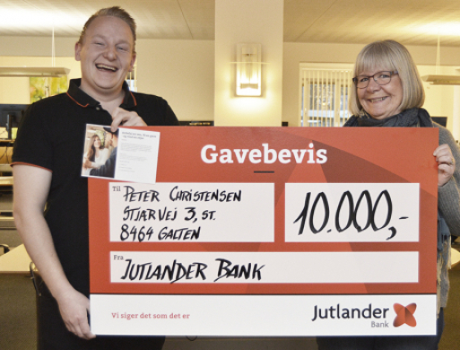 Bankkunde vandt rejsegavekort