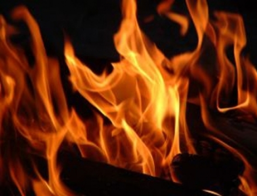 Brand i skur på Kirkegyden