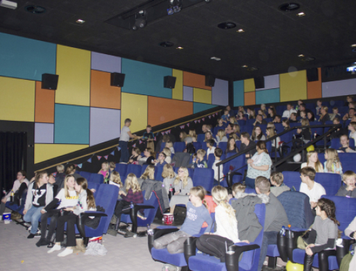 Lokale MGP-fans festede i Bio Huset