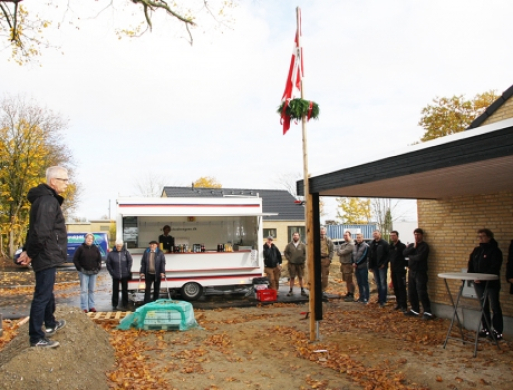 Rejsegilde på boligprojekt i Skovby