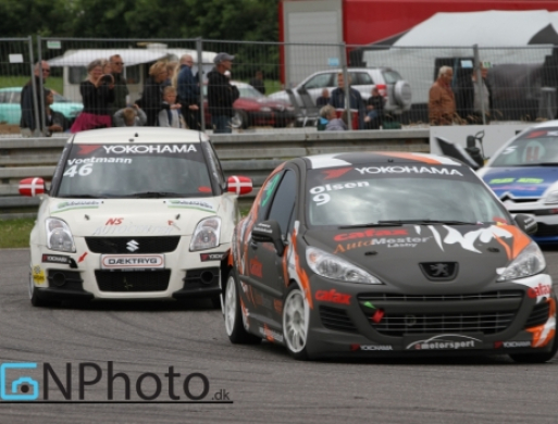 Låsby-kører er fortsat med i front