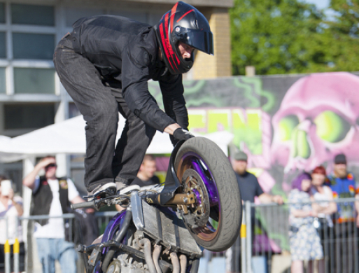 Galten MC Club inviterer til træf og stuntshow