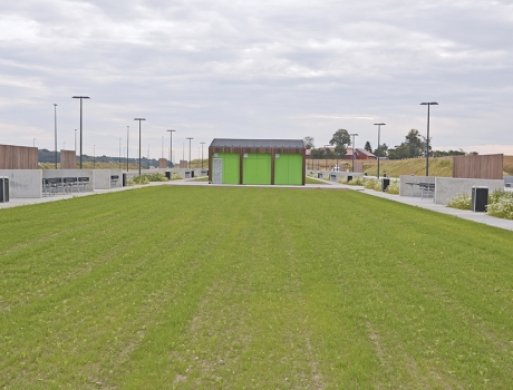 Motorvejsrasteplads er åbnet