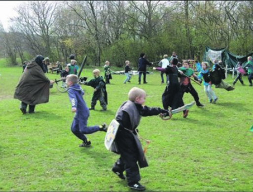 Fest og ballade i byen Fell