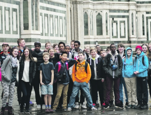 Galten Friskole på studietur til Firenze