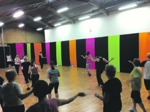 Zumbadans for en hjertestarter til Klank Hallen