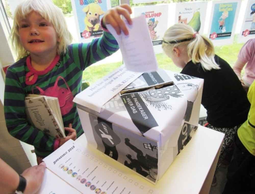 Børnevalg på biblioteket