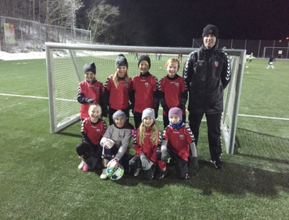 Fodboldpiger vandt guld