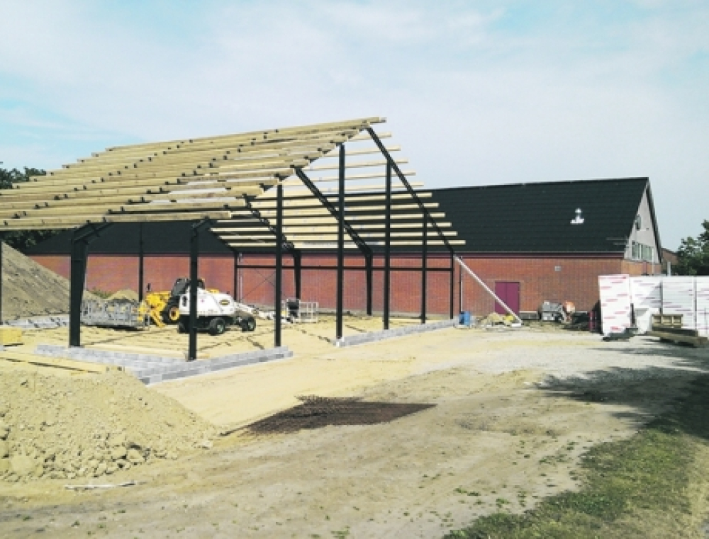 Halbyggeri i Stjær tager form