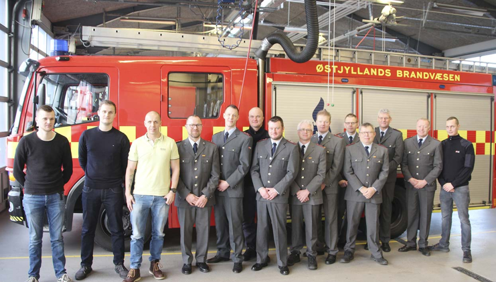 Nytårsparade hos Falck i Galten