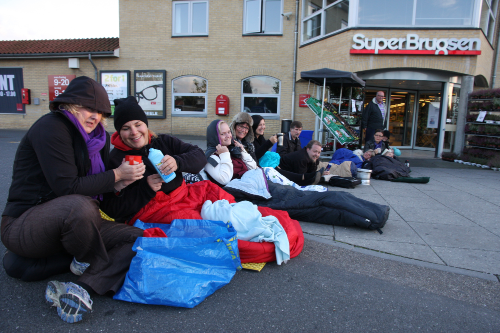 Revytrup sad i billetkø