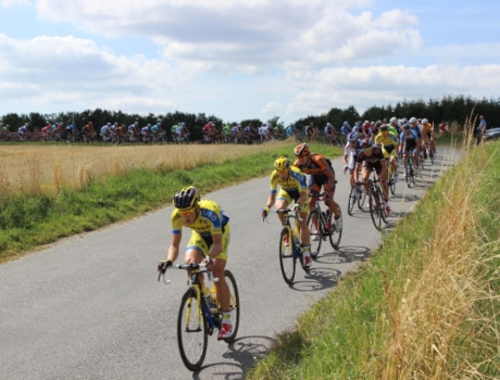 Post Danmark Rundt på lynvisit i Galten