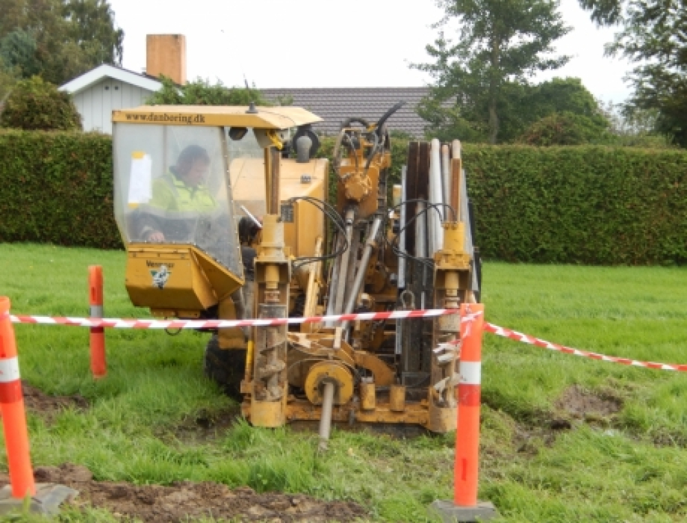 Skovby Vandværk tilslutter ny boring