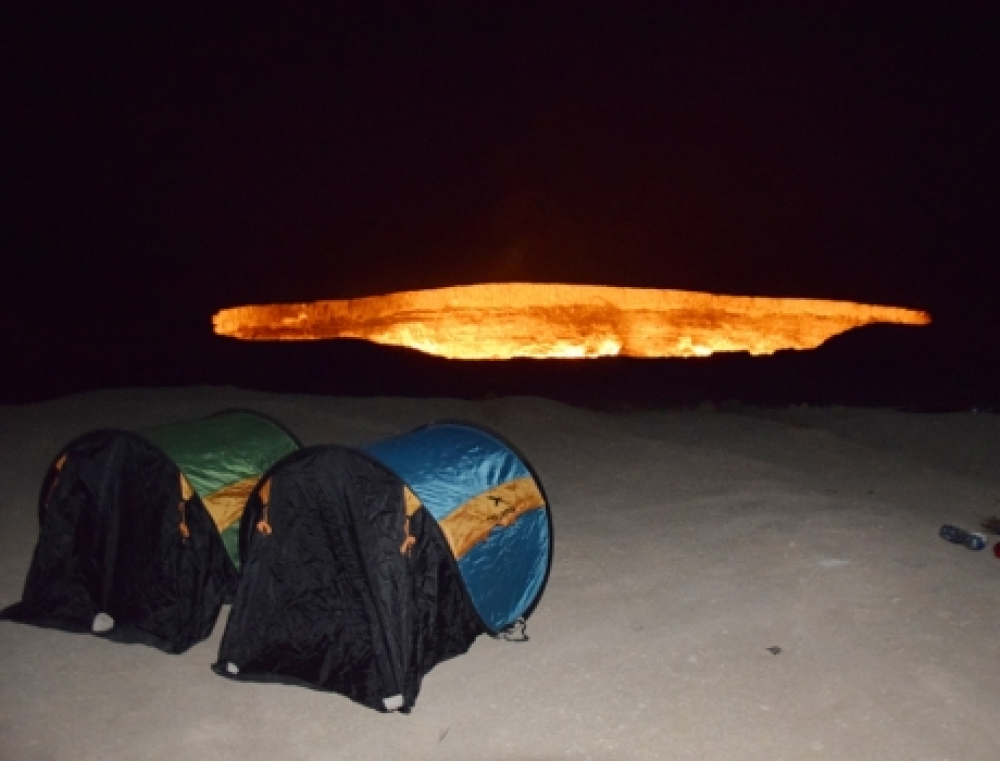 Martin ved "porten til helvede"