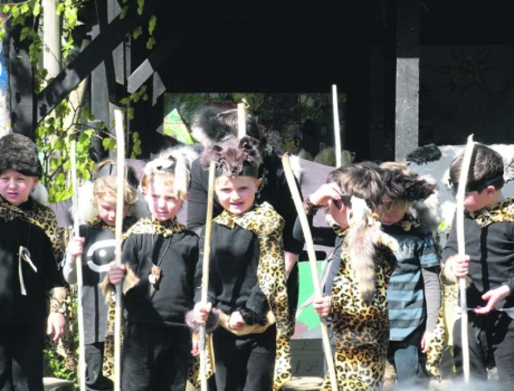 Mammutjagt i Naturbørnehaven Følfod