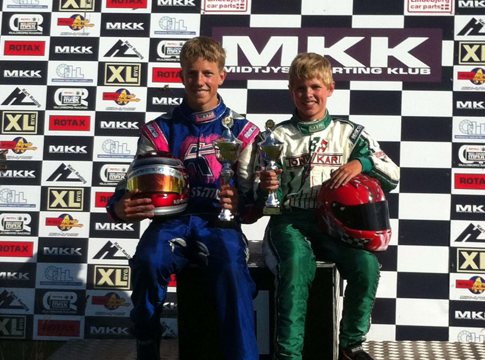 NM-podiepladser for unge gokartkørere fra Låsby