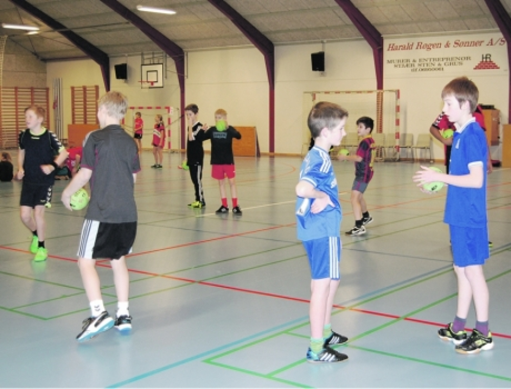 Håndbold på skoleskemaet