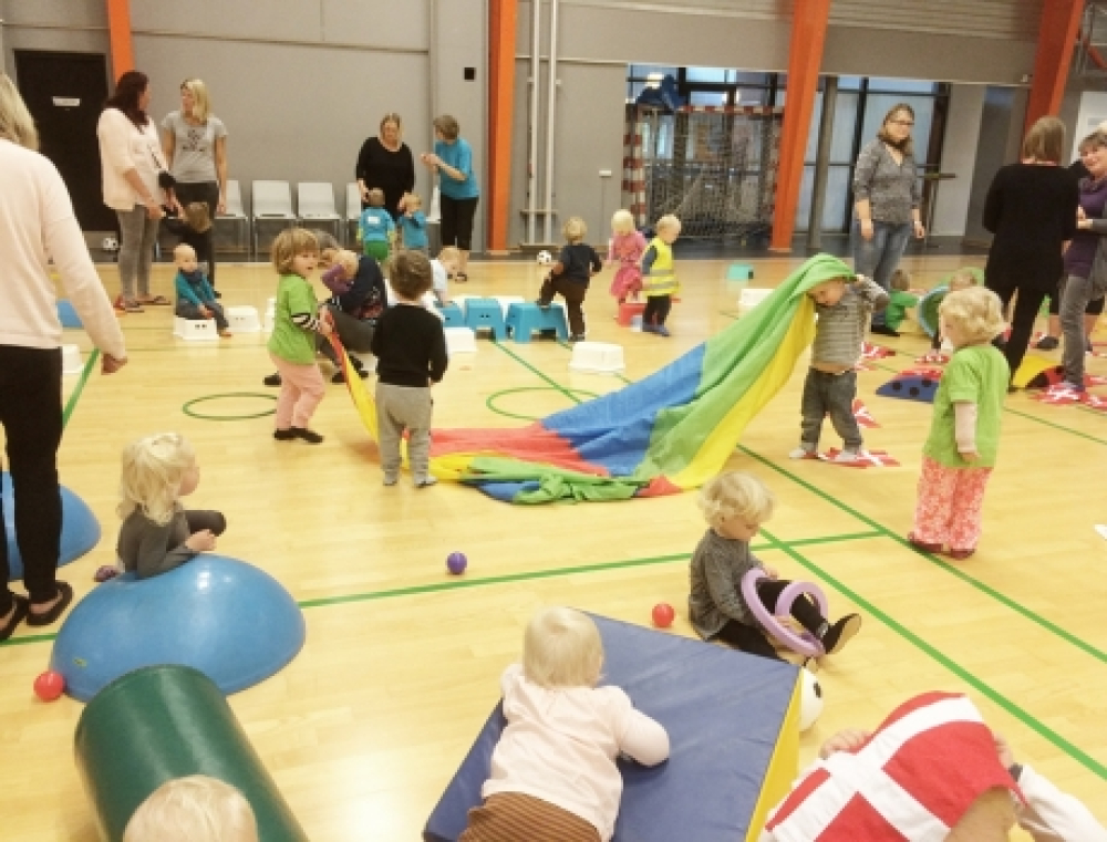 En herlig motionsdag for de mindste