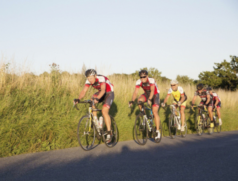 Fuld fart på cykelsporten i Galten