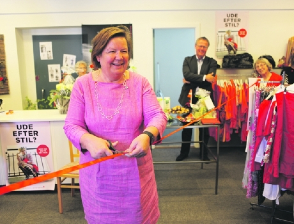 Festlig åbning af ny Røde Kors-butik