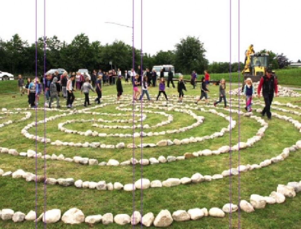 Fra stendynge til labyrint på en halv time