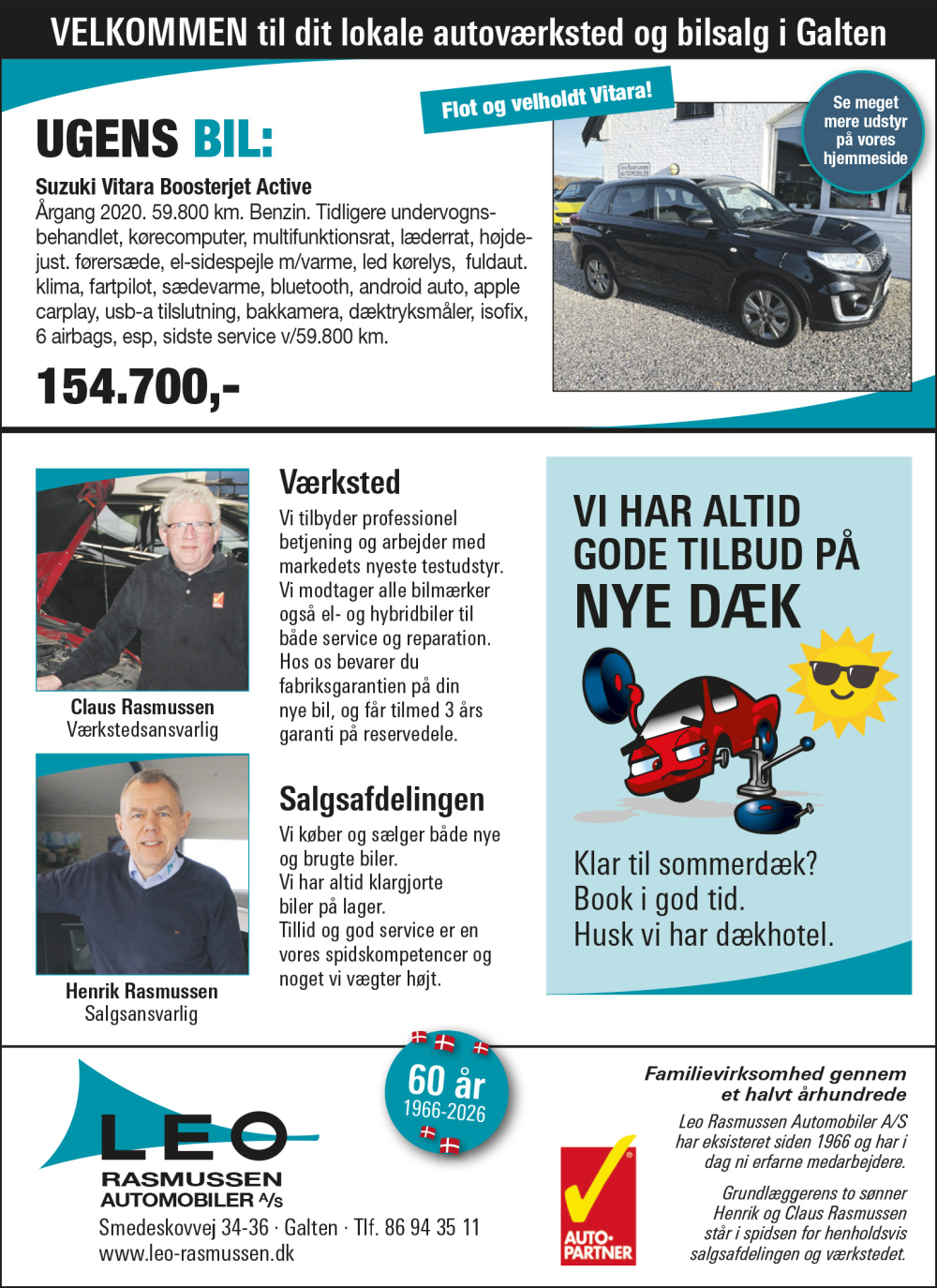 Leo Rasmussen Automobiler